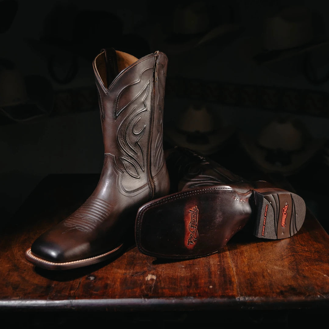 Bota Rio Grande City Roble Zipper 057