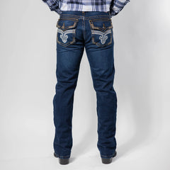 Pantalon Ex Jeans Crt Petroleo 003