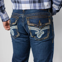 Pantalon Ex Jeans Crt Petroleo 003
