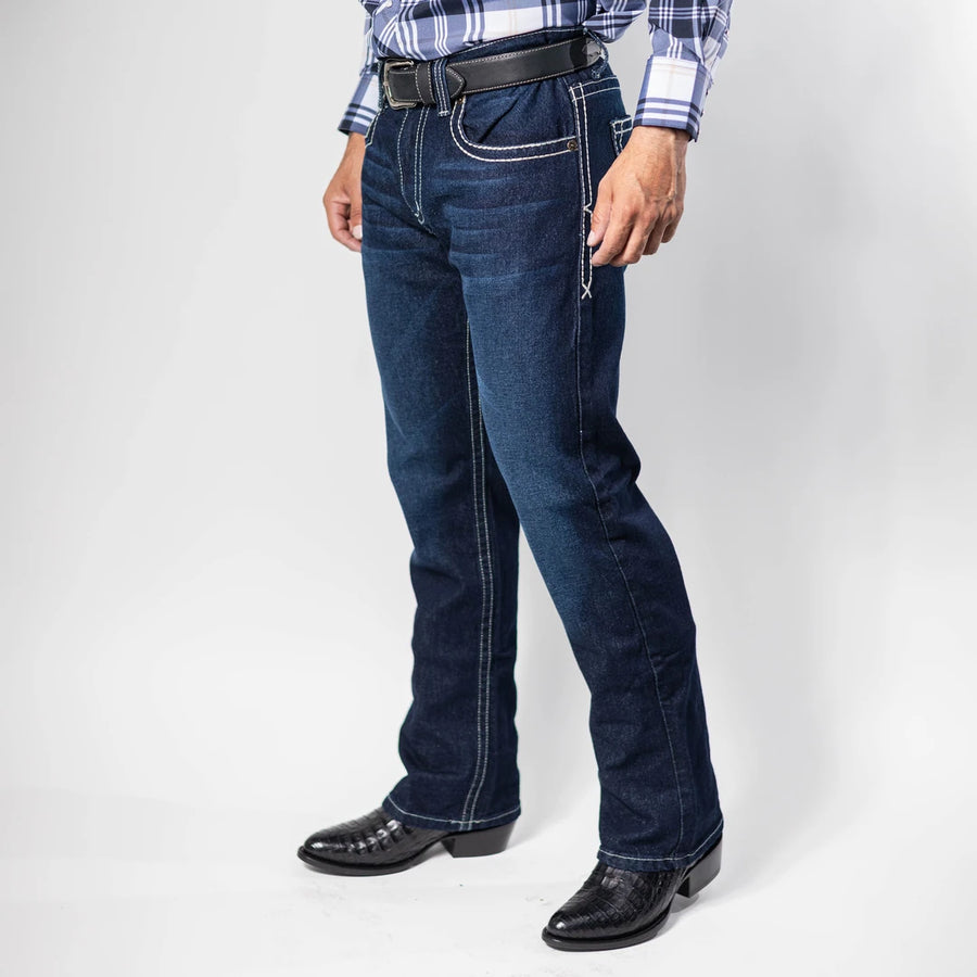 Pantalon Ex Jeans Art Petroleo 005