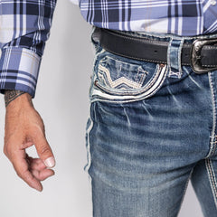 Pantalon Platini Stone Aplicación Bco 200