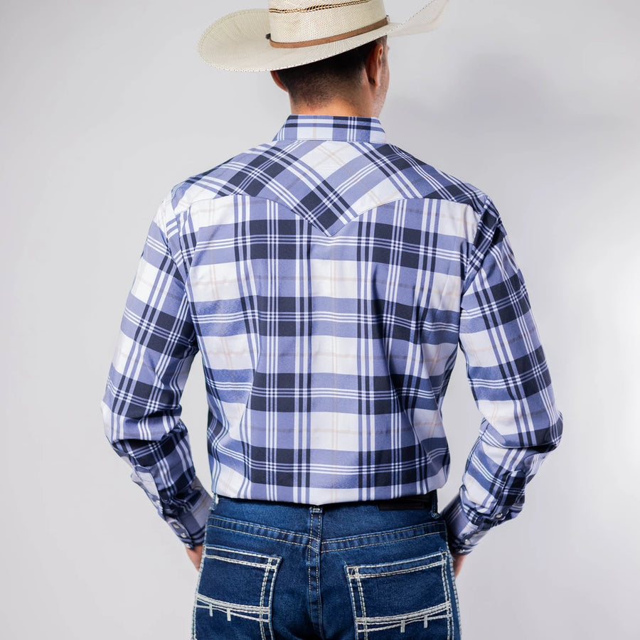 Camisa Hannover Cuadros Blanco/Negro 342