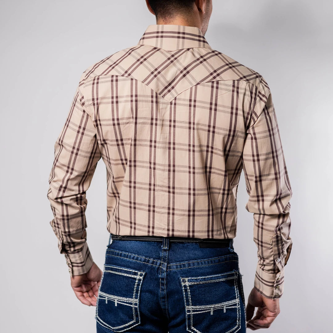 Camisa Cactus Cua Beige/Café 135