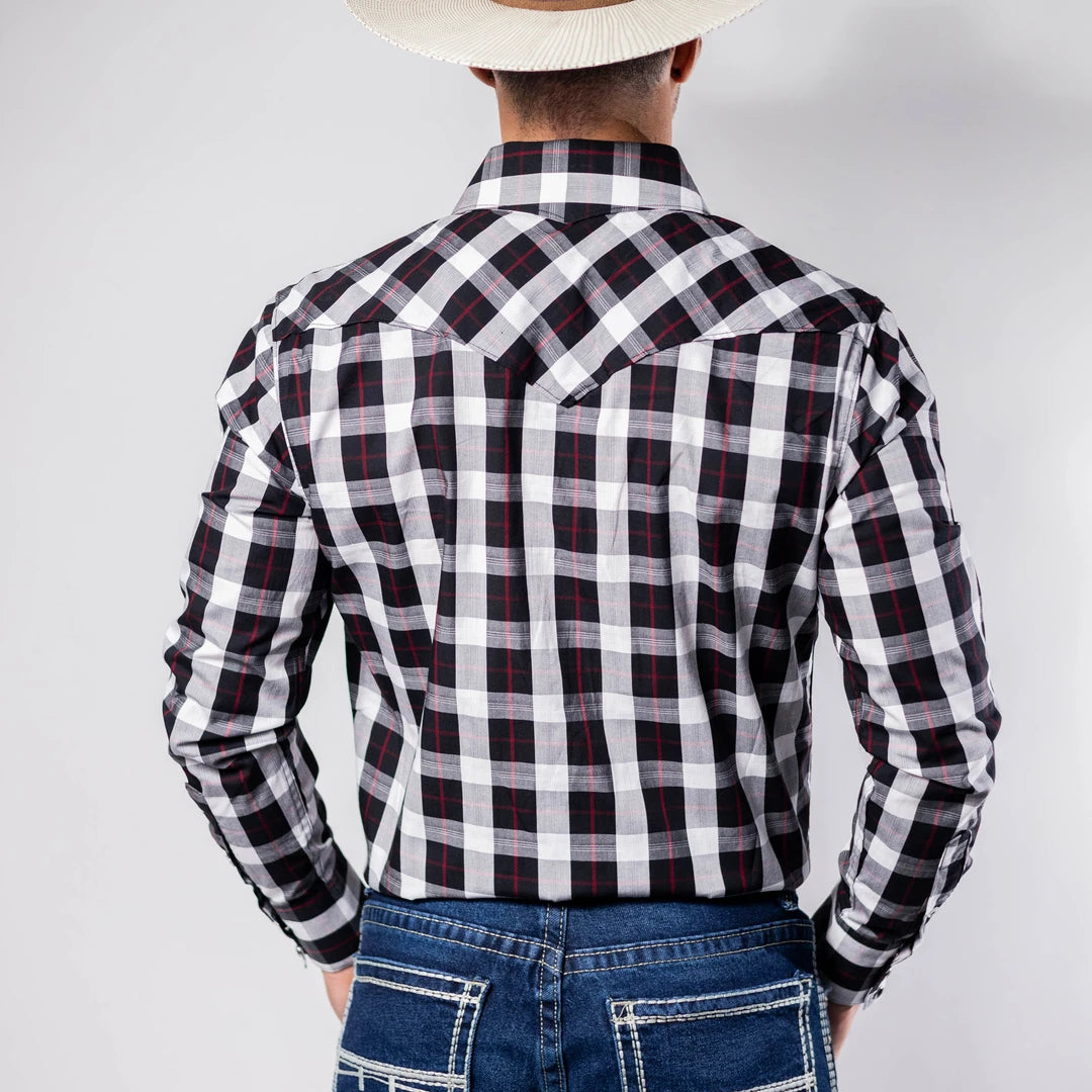 Camisa Cactus Cua Negro/Blanco 136