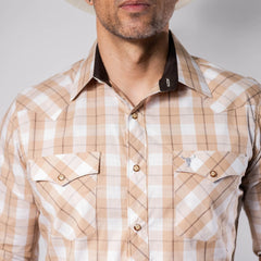 Camisa Cactus Cua Beige/Blanco 137