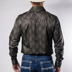 Camisa Cactus Est Negro/Café 141