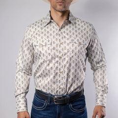 Camisa Cactus Est Blanco/Dorado 142