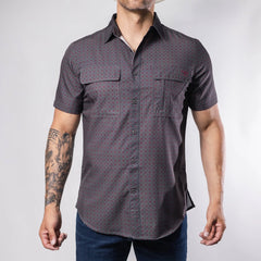 Camisa Platini MC Performace Est Gris 060