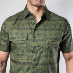 Camisa Platini MC Performace Est Olivo 061
