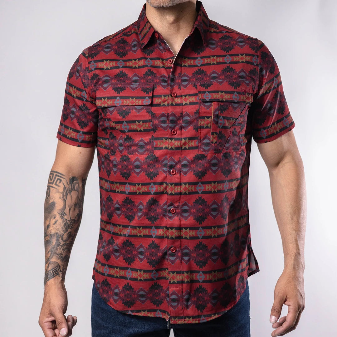 Camisa Platini MC Performace Est Rojo 063