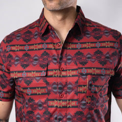 Camisa Platini MC Performace Est Rojo 063