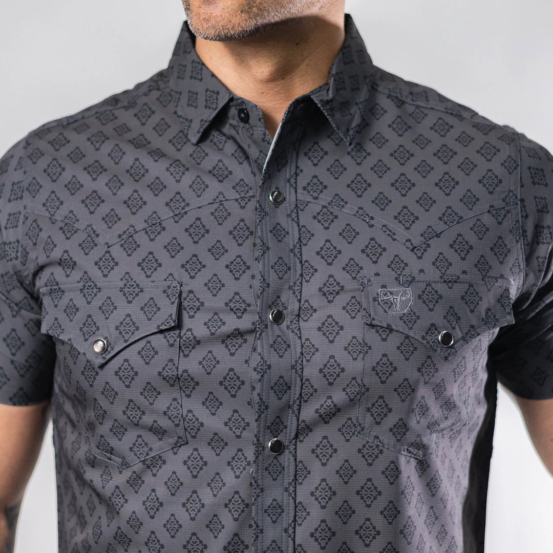 Camisa Platini MC Performace Est Gris 066