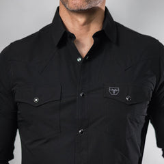 Camisa Platini Lisa Negro 069
