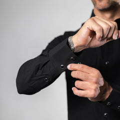 Camisa Platini Lisa Negro 069