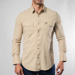 Camisa Platini Lisa Beige 071