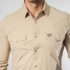 Camisa Platini Lisa Beige 071