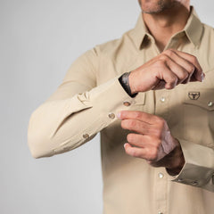 Camisa Platini Lisa Beige 071