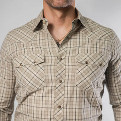 Camisa Platini Cua Khaki 074
