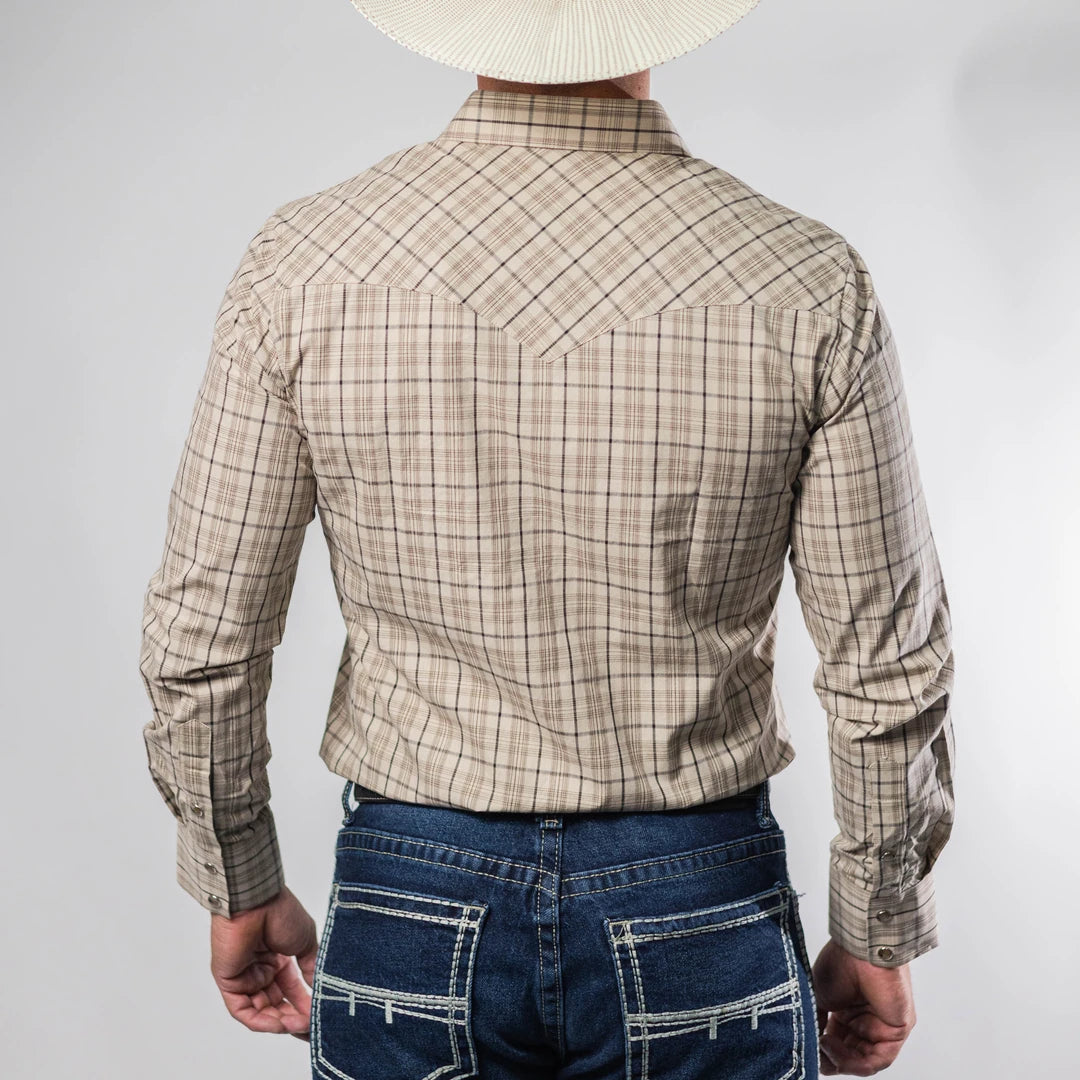 Camisa Platini Cua Khaki 074