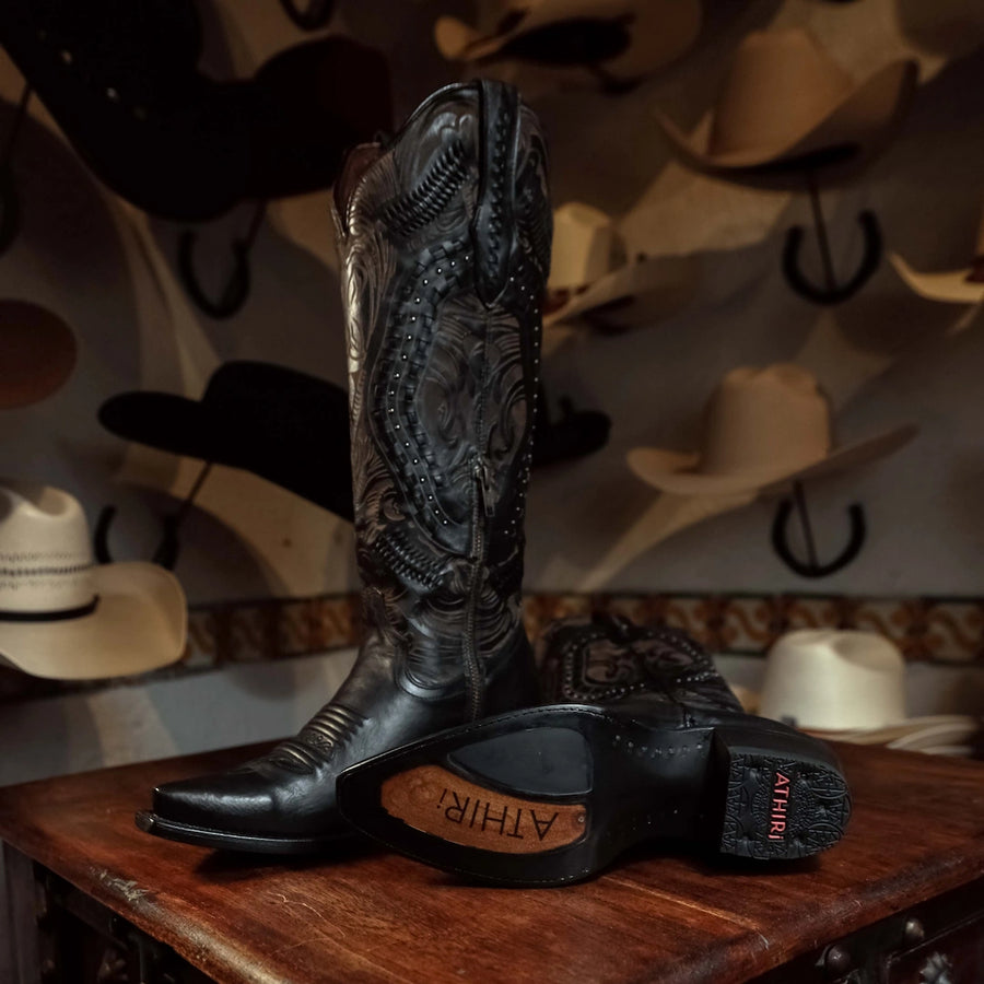 Bota Athiri Roma Cleyton Negro H-Marie 018