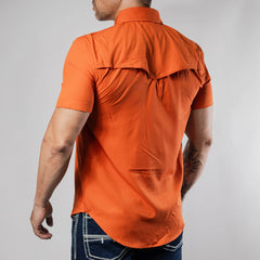 Camisa Rock&Roll MC Performance Lisa Naranja 065