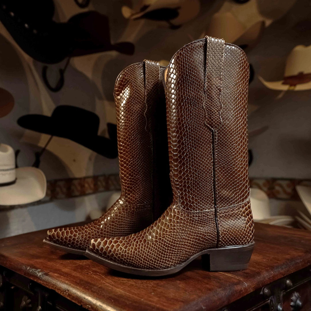 Bota Golden Guns Piton Print Café 121