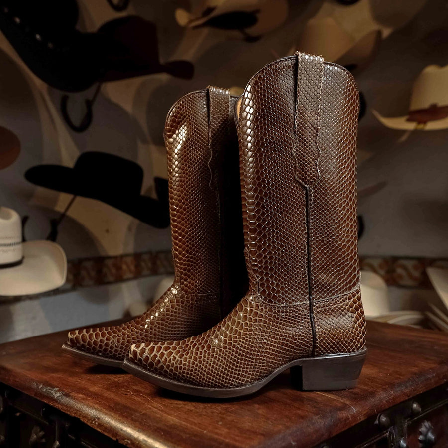 Bota Golden Guns Piton Print Café 121