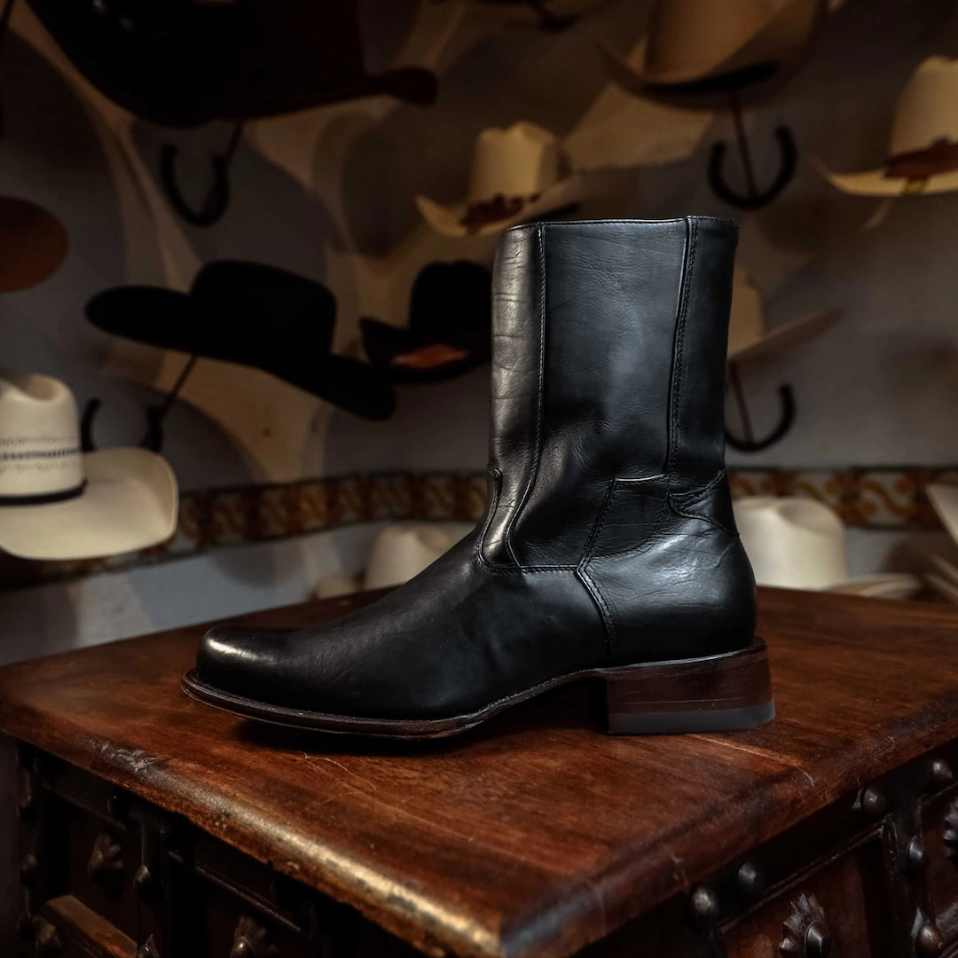 Botin Tejano Cleyton Negro H-78 Oval 063