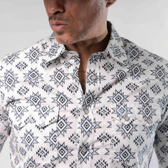 CAM PLATINI MODERN FIT EST AZTEC BLANCO