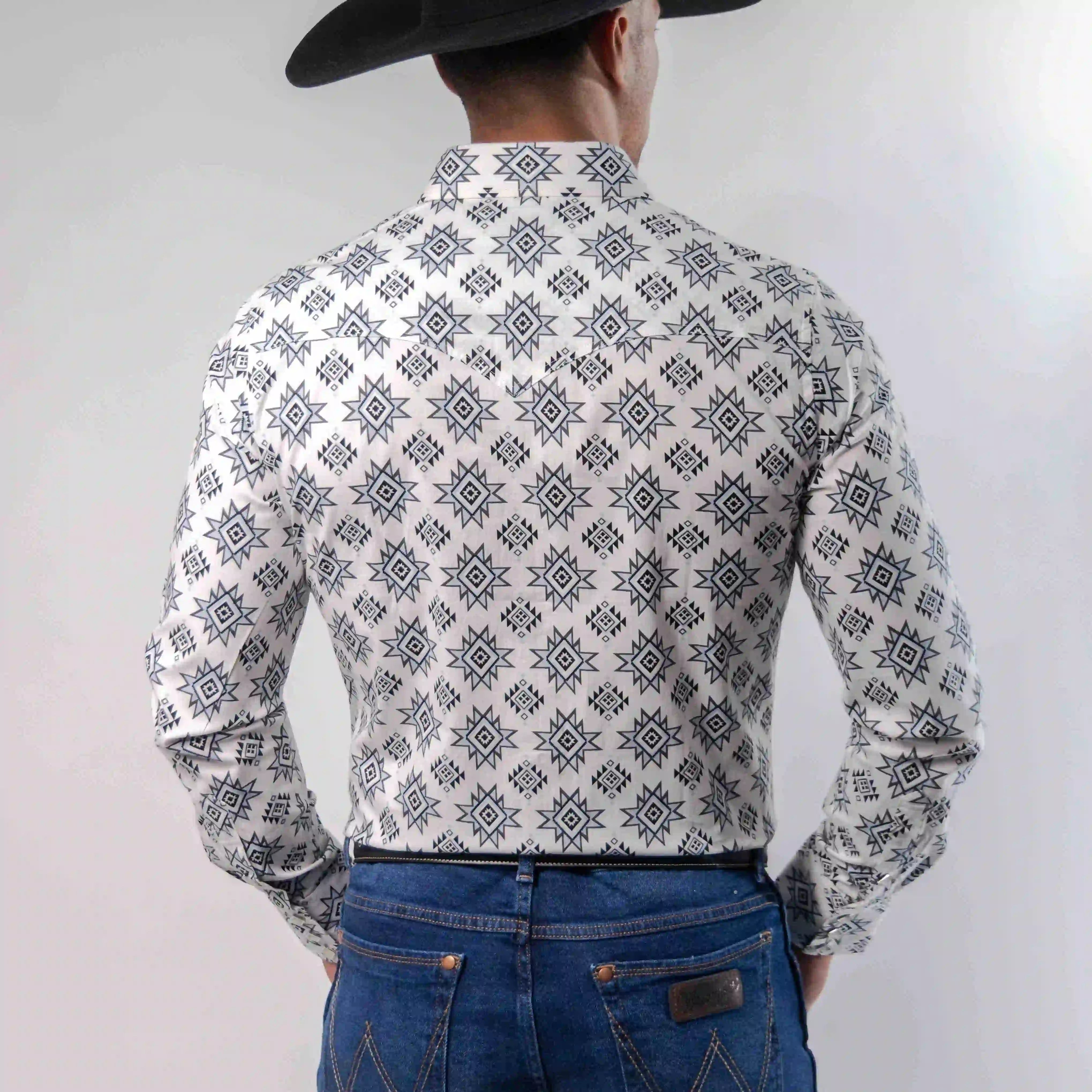 CAM PLATINI MODERN FIT EST AZTEC BLANCO