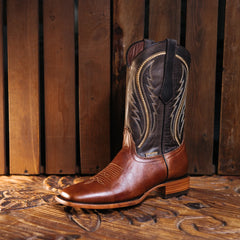 Bota Tejano Style Cavalier Chesnut Moka 043