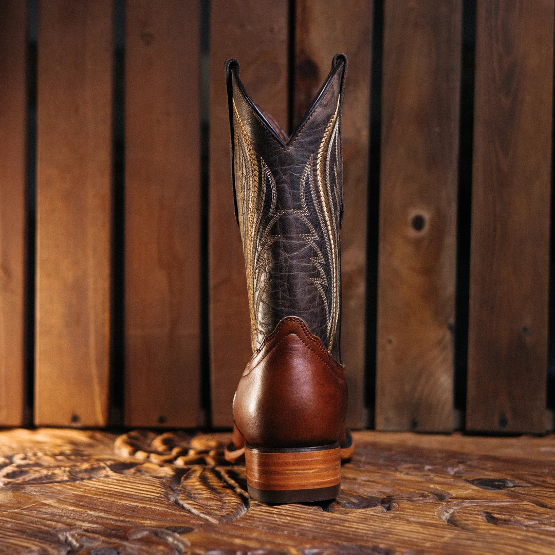 Bota Tejano Style Cavalier Chesnut Moka 043