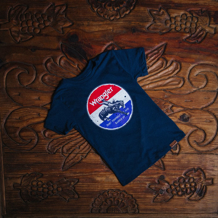 Playera Wrangler Kids Azul 009