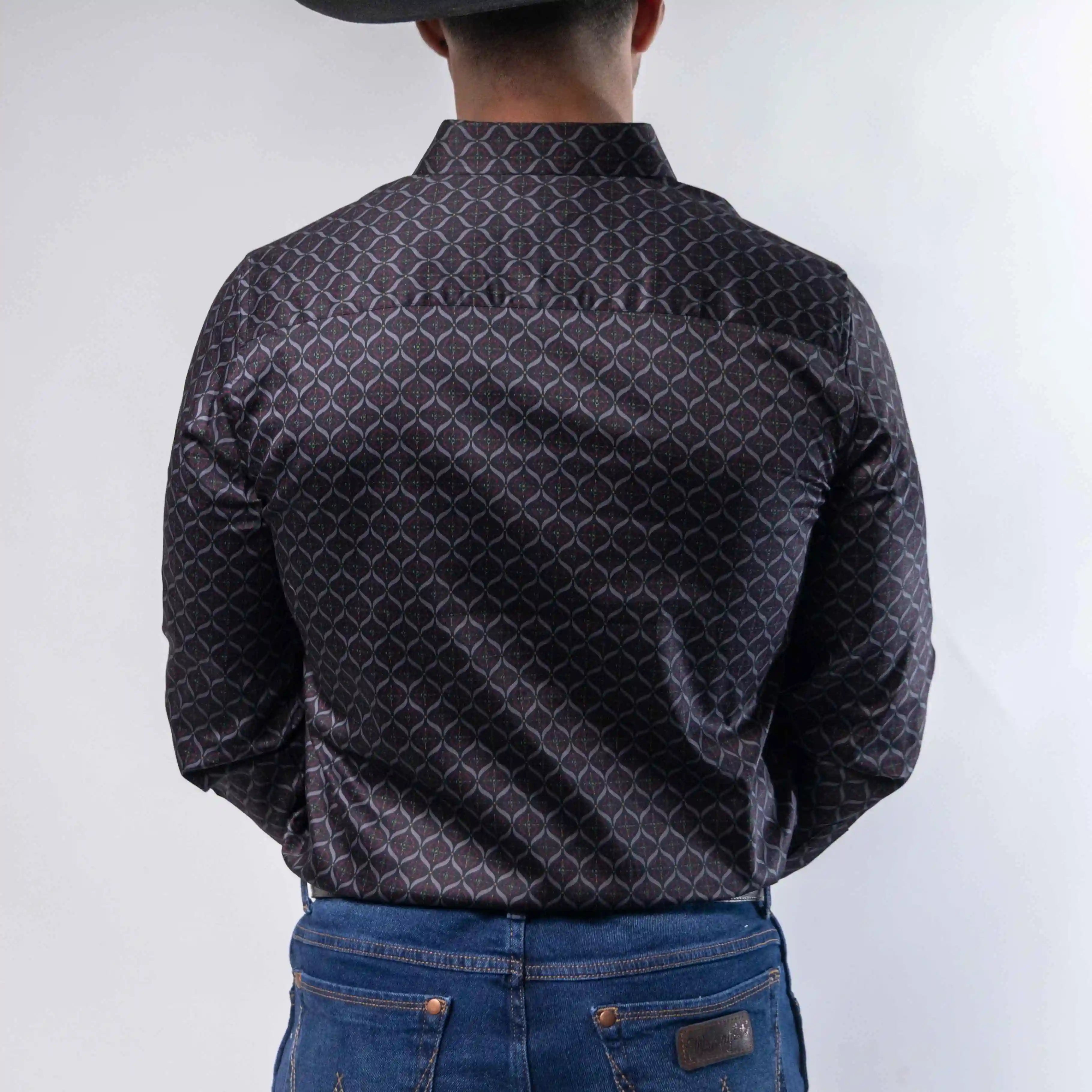 CAM PLATINI MODERN FIT EST NEGRO/GRIS