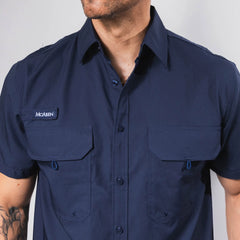 Camisa McAllen MC Performance Marino 057