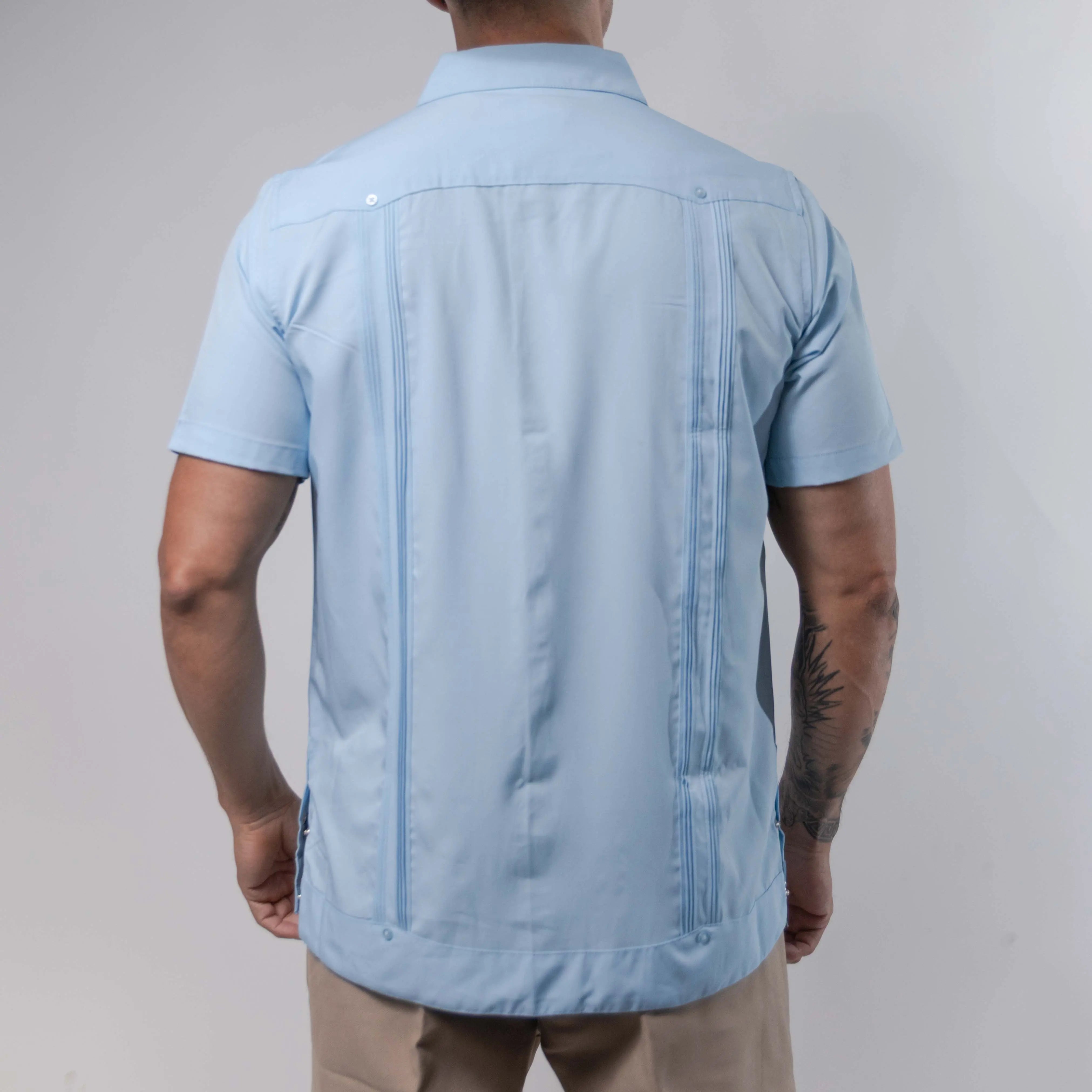 GUAYABERA PLATINI PERFORMANCE BORD CELES