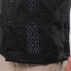 GUAYABERA PLATINI PERFORMANCE BORD NGR