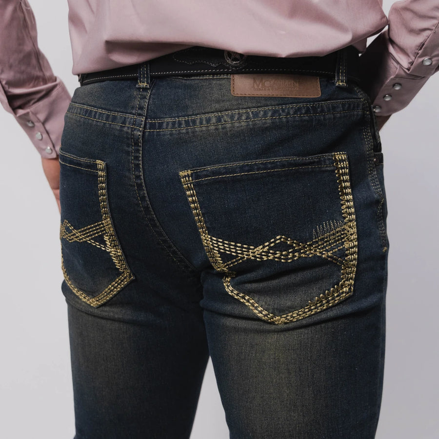 Pantalon McAllen Dirty Blue Bord 011