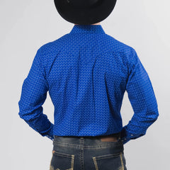 Camisa Hannover Est Punto Azul Rey/Bco 349