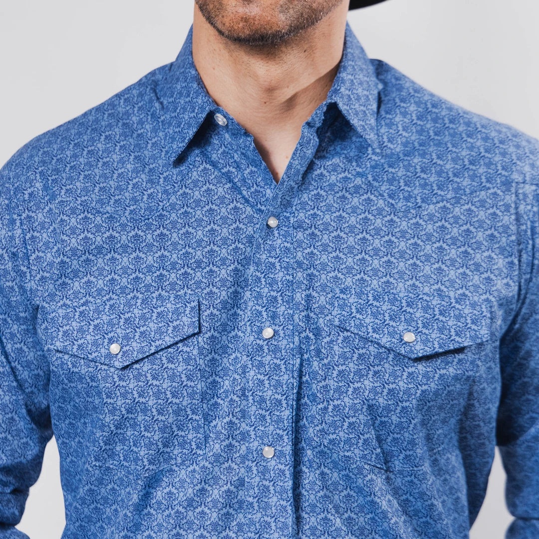 Camisa Hannover Est Azul/Azul 353