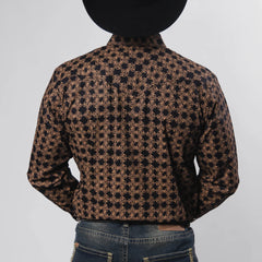 Camisa Hannover Est Negro/Dorado 354