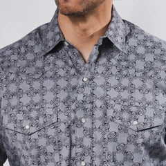 Camisa Hannover Est Gris/Negro 355