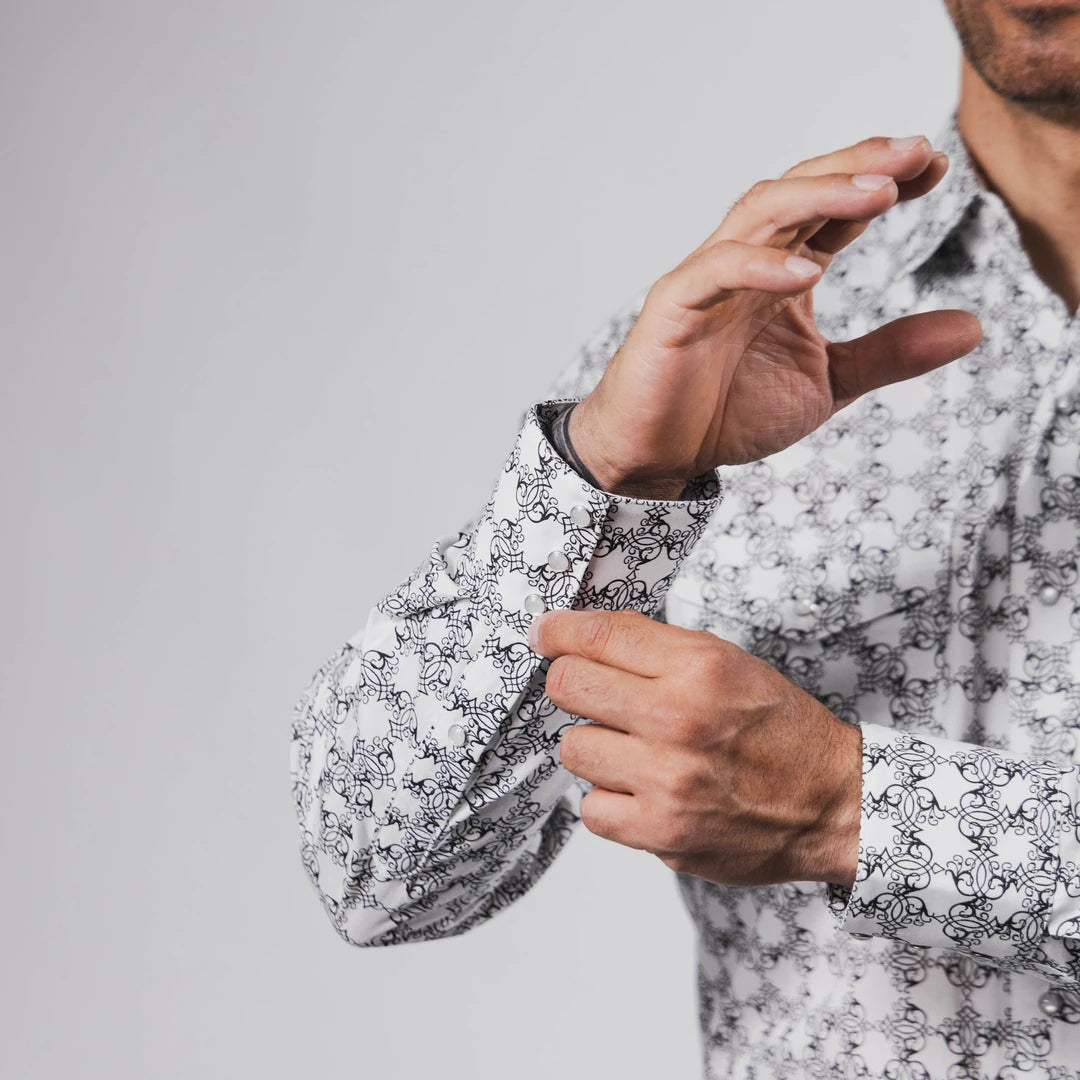 Camisa Hannover Est Blanco/Negro 356