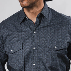 Camisa Hannover Est Oxford/Negro 357
