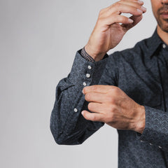 Camisa Hannover Est Oxford/Negro 357