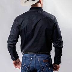 Camisa Cactus Lisa Negra 118