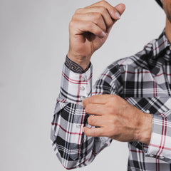 Camisa Hannover Cua Blanco/Negro 358