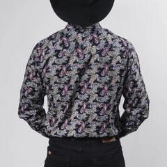 Camisa Hannover Est Amibas Negro/Rojo 363