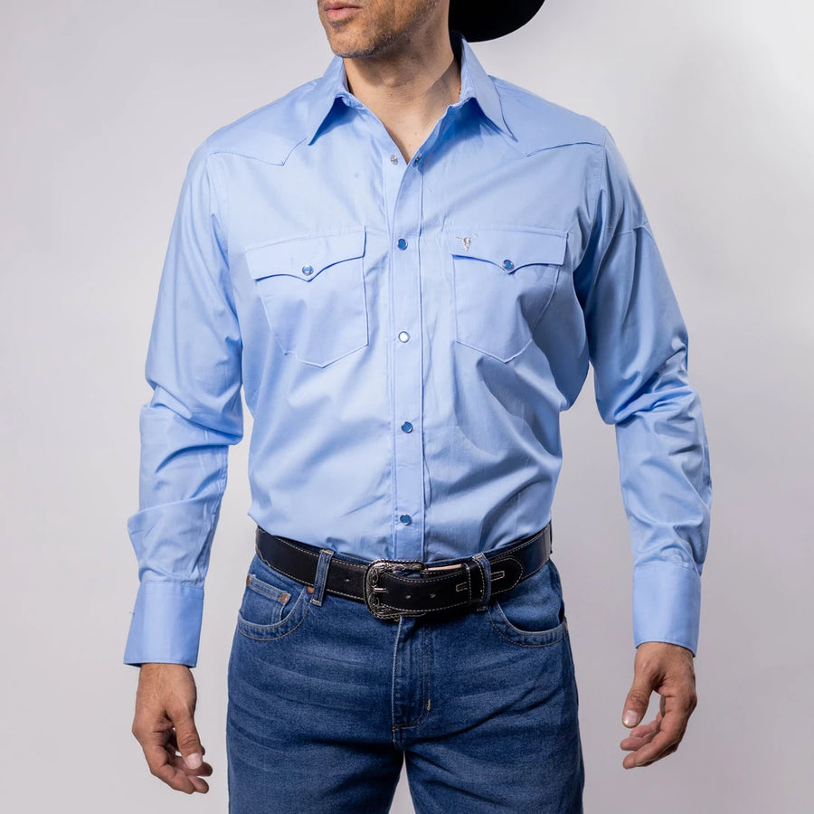 Camisa Cactus Lisa Celeste 122