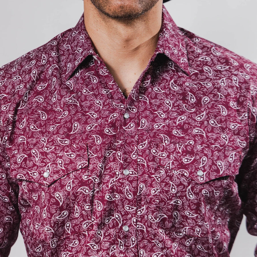 Camisa Hannover Estampada Amibas Rojo/Blanco 366